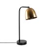 Modern Table Lamp with Metal Body, Black & Vintage Finish, 52 cm Height | E27 Socket, 40W Max, 250 cm Cable | Stylish Lighting for Glam & Scandinavian Decor