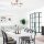 Modern Copper Chandelier, 66 x 66 cm, Height 27 cm | Metal Body, 6 x E27 Max 40W | Elegant Design for Home & Office, IP20 Rated
