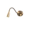 Vintage Copper Wall Lamp, Adjustable Height, 8 x 38 cm | Metal Body, IP20, 2700K 1W Socket | Modern Scandinavian Design for Elegant Home Decor