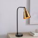 Modern Table Lamp, Black & Vintage, 28 x 17 cm, Height: 52 cm | Metal Body, 200 cm Cable, IP20 | Glam & Scandinavian Design for Home & Hotel