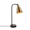 Modern Table Lamp, Black & Vintage, 28 x 17 cm, Height: 52 cm | Metal Body, 200 cm Cable, IP20 | Glam & Scandinavian Design for Home & Hotel