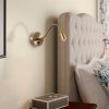 Vintage Copper Wall Lamp, Adjustable Height, 8 x 38 cm | Metal Body, IP20, 2700K 1W Socket | Modern Scandinavian Design for Elegant Home Decor