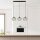 Industrial Chandelier, Black Metal Body, Adjustable Height 30-120 cm, 98 x 24 cm, 3 x E27 Max 40W, Elegant Design for Modern Spaces, IP20