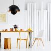 Modern Industrial Chandelier, Black Metal Body, 60 x 60 cm, Height 101 cm | E27 Socket, Max 40W | Stylish Lighting for Scandinavian & Novelty Decor