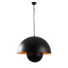 Modern Industrial Chandelier, Black Metal Body, 60 x 60 cm, Height 101 cm | E27 Socket, Max 40W | Stylish Lighting for Scandinavian & Novelty Decor