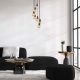 Elegant Vintage Chandelier, Metal Body, 50 x 50 cm, Adjustable Height 24-104 cm, 7 x E27 Max 40W, IP20 | Glamorous Lighting for Modern Spaces