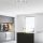 Modern White Chandelier, 78 x 78 cm, Metal Body, 19 cm Height, 8 x E27 Max 40W | Elegant Design for Home & Office, IP20 Rated