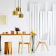 Elegant Gold Chandelier, 46 x 46 cm, Height 124 cm | Adjustable, Metal Body, 3 x E27 Max 40W | Modern Glam Design for Stylish Interiors