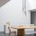 Elegant Scandinavian Chandelier, Silver Metal Body, 40 x 40 cm, Height 136 cm, Adjustable, 7 x E27 Max 40W, Perfect for Modern Interiors