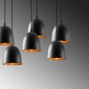 Opviq, 584TTM1367, Modern Industrial Chandelier, Black Metal Body, 85 x 35 cm, Height 113 cm, Adjustable, 7 x E27 Max 40W, Stylish Lighting for Home & Office