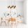 Opviq, 584TTM1370, Elegant Vintage Chandelier, Metal Body, 85 x 35 cm, Height 113 cm | Adjustable, 7 x E27 Max 40W | Modern Glam Scandinavian Design for Home Decor
