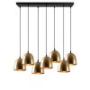 Opviq, 584TTM1370, Elegant Vintage Chandelier, Metal Body, 85 x 35 cm, Height 113 cm | Adjustable, 7 x E27 Max 40W | Modern Glam Scandinavian Design for Home Decor