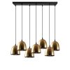 Opviq, 584TTM1370, Elegant Vintage Chandelier, Metal Body, 85 x 35 cm, Height 113 cm | Adjustable, 7 x E27 Max 40W | Modern Glam Scandinavian Design for Home Decor