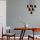 Opviq, 584TTM1371, Modern Industrial Chandelier, Black Metal Body, 61 x 61 cm, Height 113 cm, Adjustable, 9 x E27 Max 40W, Perfect for Scandinavian & Novelty Decor