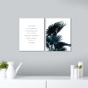 Elegant Decorative MDF Paintings (2 Pieces), 30 x 40 cm | 100% MDF, 2.7 mm Thick | Perfect for Home Decor & Modern Aesthetics, Stylish Wall Art