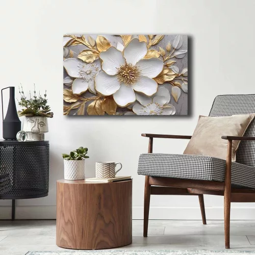 Elegant Decorative Canvas Painting, 45 x 70 cm | 100% Canvas (2.8 mm) & 100% Pine Wood Frame | Perfect for Home Decor & Art Lovers