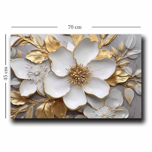 Elegant Decorative Canvas Painting, 45 x 70 cm | 100% Canvas (2.8 mm) & 100% Pine Wood Frame | Perfect for Home Decor & Art Lovers