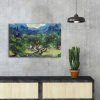 Van Gogh Decorative Canvas Painting, 45 x 70 cm, 100% Suede Canvas, 100% Wooden Frame (3 cm Thick) | Elegant Art for Home & Office Decor