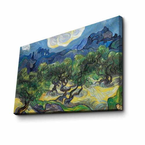 Van Gogh Decorative Canvas Painting, 45 x 70 cm, 100% Suede Canvas, 100% Wooden Frame (3 cm Thick) | Elegant Art for Home & Office Decor