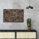 Jackson Pollock No. 5 Decorative Canvas Painting, 45 x 70 cm, 100% Suede Canvas, 3 cm Wooden Frame | Stunning Art for Home & Office Decor