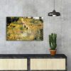 Decorative Canvas Painting by Renoir, 'Path Leading through Tall Grass', 45 x 70 cm, 100% Suede Canvas, 100% Wooden Frame (3 cm Thick) | Elegant Wall Art