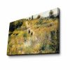 Decorative Canvas Painting by Renoir, 'Path Leading through Tall Grass', 45 x 70 cm, 100% Suede Canvas, 100% Wooden Frame (3 cm Thick) | Elegant Wall Art
