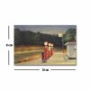 Edward Hopper Decorative Canvas Painting, 45 x 70 cm, 100% Suede Canvas, 100% Wooden Frame (3 cm Thick) | Elegant Art for Home & Office Decor