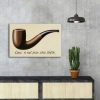 René Magritte Decorative Canvas Painting, 45 x 70 cm, 100% Suede Canvas, 3 cm Wooden Frame | Elegant Art for Home & Office Décor