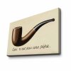 René Magritte Decorative Canvas Painting, 45 x 70 cm, 100% Suede Canvas, 3 cm Wooden Frame | Elegant Art for Home & Office Décor