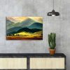 Elegant Decorative Canvas Painting by Caspar David Friedrich, 45 x 70 cm, 100% Suede Canvas, 3 cm Wooden Frame | Perfect for Home Decor & Art Lovers