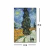 Van Gogh Decorative Canvas Painting, 45 x 70 cm, 100% Suede Canvas, 100% Wooden Frame (3 cm Thick) | Elegant Art for Home & Office Decor