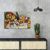 Decorative Canvas Painting by Paul Cézanne, 'Le Panier de Pommes' | 45 x 70 cm | 100% Suede Canvas, 100% Wooden Frame (3 cm Thick) | Elegant Art for Home Decor