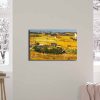 Vincent Van Gogh 'The Harvest' Decorative Canvas Painting, 45 x 70 cm, 100% Suede Canvas, 3 cm Wooden Frame | Elegant Art for Home & Office Decor