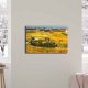 Vincent Van Gogh 'The Harvest' Decorative Canvas Painting, 45 x 70 cm, 100% Suede Canvas, 3 cm Wooden Frame | Elegant Art for Home & Office Decor