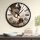 Elegant Decorative MDF Clock, 50 cm Diameter | 100% MDF, 5 mm Thickness | Stylish Wall Decor for Home & Office, Perfect for Any Room