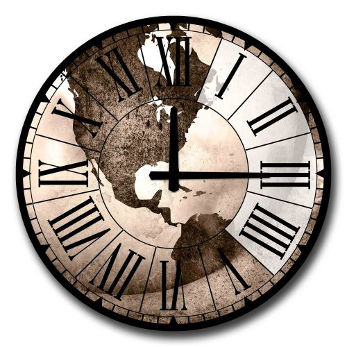 Elegant Decorative MDF Clock, 50 cm Diameter | 100% MDF, 5 mm Thickness | Stylish Wall Decor for Home & Office, Perfect for Any Room