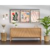 Elegant Decorative Framed MDF Paintings (3 Pieces), 38 x 53 cm | 100% MDF & Wooden Frame, 22 mm Thick | Perfect for Home Decor & Art Lovers