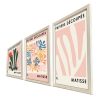 Elegant Decorative Framed MDF Paintings (3 Pieces), 38 x 53 cm | 100% MDF & Wooden Frame, 22 mm Thick | Perfect for Home Decor & Art Lovers