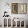 Elegant Decorative Canvas Paintings (2 Pieces), 100% Canvas, 45 x 70 cm Each | 100% Pine Wood Frame | Total Size: 95 x 70 cm | Perfect for Home Decor