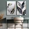 Elegant Decorative Canvas Paintings (2 Pieces), 100% Canvas, 45 x 70 cm Each | 100% Pine Wood Frame | Total Size: 95 x 70 cm | Perfect for Home Decor