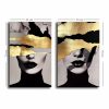 Elegant Decorative Canvas Paintings (2 Pieces), 100% Canvas, 45 x 70 cm Each | 100% Pine Wood Frame | Total Size: 95 x 70 cm | Perfect for Home Decor