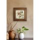 Elegant Decorative Framed Painting, 15.5 x 15.5 cm | 100% Ceramic with 100% Wooden Frame (2.5 cm Thick) | UV Printed Art for Stylish Home Décor