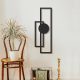 Stylish Black Decorative Metal Wall Accessory, 32 x 85 cm | 100% Steel, 1.5 mm Thickness | Lightweight & Durable, Perfect for Modern Decor