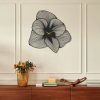 Elegant Black Decorative Metal Wall Clock, 70 x 70 cm | 100% Steel, 1.5 mm Thick | Silent Mechanism, Lightweight 1.7 kg | Perfect for Home & Office Decor