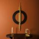 Elegant Decorative Metal Wall Accessory, Gold & Black, 49 x 98 cm | 100% Steel, 1.2 mm Thickness | Stylish Home Decor for Modern Spaces