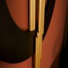 Elegant Decorative Metal Wall Accessory, Gold & Black, 49 x 98 cm | 100% Steel, 1.2 mm Thickness | Stylish Home Decor for Modern Spaces