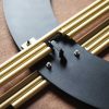 Elegant Decorative Metal Wall Accessory, Gold & Black, 49 x 98 cm | 100% Steel, 1.2 mm Thickness | Stylish Home Decor for Modern Spaces