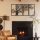 Stylish Black Decorative Metal Wall Accessory, 48 x 98 cm | 100% Steel, 1.2 mm Thickness | Lightweight 1.4 kg | Perfect for Modern Home Decor