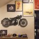 Stylish Black Decorative Metal Wall Accessory, 47 x 100 cm, 100% Steel (1.5 mm Thick) | Lightweight 1.7 kg | Perfect for Modern Home Decor
