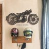 Stylish Black Decorative Metal Wall Accessory, 47 x 100 cm, 100% Steel (1.5 mm Thick) | Lightweight 1.7 kg | Perfect for Modern Home Decor